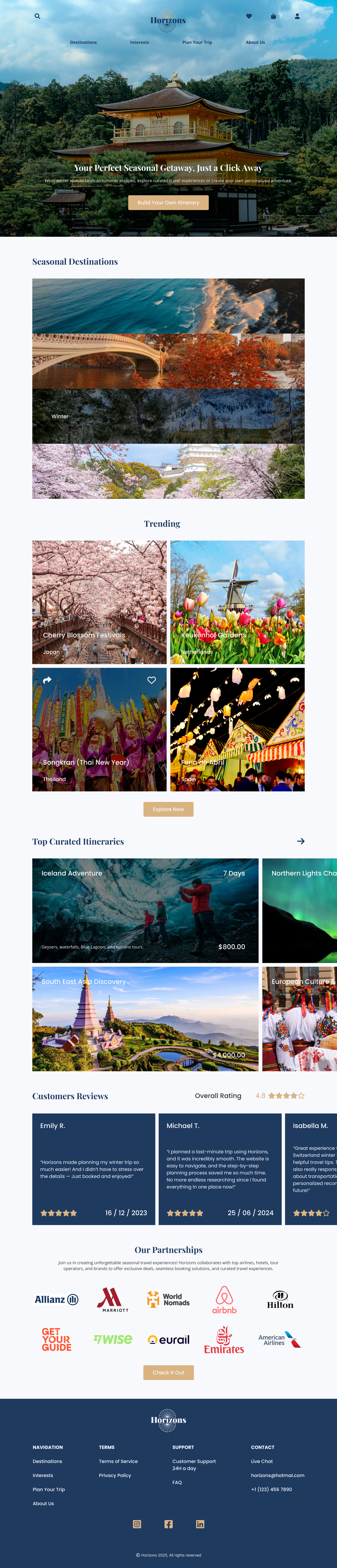 Homepage Comps | Desktop